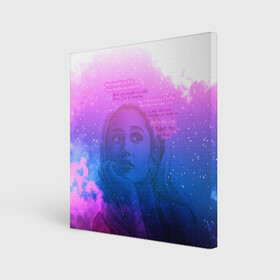 Холст квадратный с принтом Ariana Grande Thank You, Next в городе Новоалтайск, 100% ПВХ |  | ariana grande | art | lyrics | music | singer | sketch | sky | song | space | thank you | ариана гранде | арт | вселенная | музыка | небо | песня | рисунок | спасибо | стихи | текст