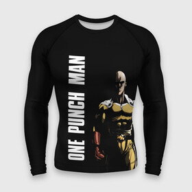 Мужской рашгард 3D с принтом One Punch Man в городе Новоалтайск,  |  | Тематика изображения на принте: one punch man | saitama | ванпанчмен | герои | люди | персонажи | сайтама