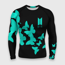 Мужской рашгард 3D с принтом BTS в городе Новоалтайск,  |  | bangtan | bighit | boy | fake love | j hope | jimin | jin | jungkook | korea | kpop | live | luv | mic drop | rm | suga | v | with | бтс | кей | поп