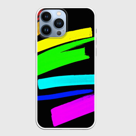 Чехол для iPhone 13 Pro Max с принтом НЕОНОВЫЕ КРАСКИ в городе Новоалтайск,  |  | abstraction | geometry | optic | optical | pattern | visual | абстракция | геометрия | линии | оптические | оптический узор | полосы | психоделика | разводы | текстуры | узор | узоры | фрактал