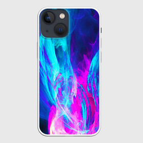 Чехол для iPhone 13 mini с принтом НЕОНОВЫЕ КРАСКИ в городе Новоалтайск,  |  | Тематика изображения на принте: abstraction | geometry | optic | optical | pattern | visual | абстракция | геометрия | линии | оптические | оптический узор | полосы | психоделика | разводы | текстуры | узор | узоры | фрактал