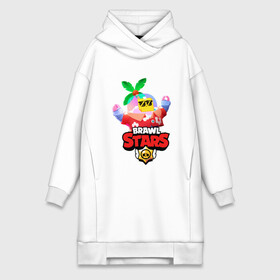 Платье-худи хлопок с принтом BRAWL STARS TROPICAL SPROUT. в городе Новоалтайск,  |  | brawl stars | crow | gale | leon | leon shark | max | mr.p | sally leon | shark | sprout | tara | tropical sprout | virus 8 bit | werewolf leon | акула | берли | бравл старс | ворон | макс | оборотень