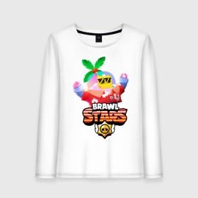Женский лонгслив хлопок с принтом BRAWL STARS TROPICAL SPROUT. в городе Новоалтайск, 100% хлопок |  | brawl stars | crow | gale | leon | leon shark | max | mr.p | sally leon | shark | sprout | tara | tropical sprout | virus 8 bit | werewolf leon | акула | берли | бравл старс | ворон | макс | оборотень
