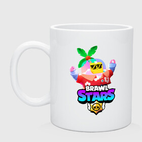 Кружка керамическая с принтом BRAWL STARS TROPICAL SPROUT. в городе Новоалтайск, керамика | объем — 330 мл, диаметр — 80 мм. Принт наносится на бока кружки, можно сделать два разных изображения | Тематика изображения на принте: brawl stars | crow | gale | leon | leon shark | max | mr.p | sally leon | shark | sprout | tara | tropical sprout | virus 8 bit | werewolf leon | акула | берли | бравл старс | ворон | макс | оборотень