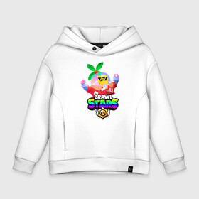 Детское худи Oversize хлопок с принтом BRAWL STARS TROPICAL SPROUT. в городе Новоалтайск, френч-терри — 70% хлопок, 30% полиэстер. Мягкий теплый начес внутри —100% хлопок | боковые карманы, эластичные манжеты и нижняя кромка, капюшон на магнитной кнопке | brawl stars | crow | gale | leon | leon shark | max | mr.p | sally leon | shark | sprout | tara | tropical sprout | virus 8 bit | werewolf leon | акула | берли | бравл старс | ворон | макс | оборотень