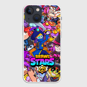 Чехол для iPhone 13 mini с принтом BRAWL STARS MORTIS в городе Новоалтайск,  |  | bibi | brawl stars | coach mike | crow | gale | leon | leon shark | max | mecha crow | mortis | mr.p | phoenix | sally leon | sandy | spike | sprout | tara | unicorn | virus 8 bit | werewolf | ворон | оборотень