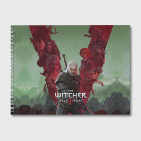 Альбом для рисования с принтом The Witcher 5-летие в городе Новоалтайск, 100% бумага
 | матовая бумага, плотность 200 мг. | blood and wine | cd project red | games | geralt | hearts of stone | the witcher | wild hunt | ведьмак | геральт | дикая охота | игры | йеннифер | каменные сердца | кровь и вино | трисс | цири