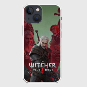 Чехол для iPhone 13 mini с принтом The Witcher 5 летие в городе Новоалтайск,  |  | blood and wine | cd project red | games | geralt | hearts of stone | the witcher | wild hunt | ведьмак | геральт | дикая охота | игры | йеннифер | каменные сердца | кровь и вино | трисс | цири