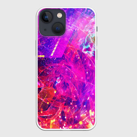 Чехол для iPhone 13 mini с принтом ABSTRACT в городе Новоалтайск,  |  | abstraction | geometry | hexagon | neon | paints | stripes | texture | triangle | абстракция | брызги | геометрия | краски | неон | неоновый | соты | текстура