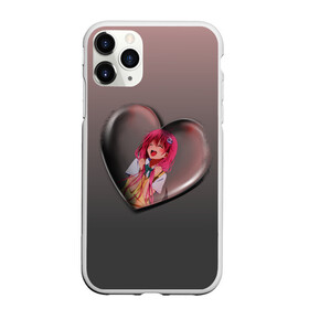 Чехол для iPhone 11 Pro Max матовый с принтом Аниме Сердце в городе Новоалтайск, Силикон |  | аниме | девушка | любовь | сердце