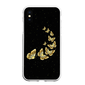 Чехол для iPhone XS Max матовый с принтом Golden Butterfly in Space в городе Новоалтайск, Силикон | Область печати: задняя сторона чехла, без боковых панелей | black | summer | wings | ангел | бабочка | бабочки | блестки | блестящий | девушке | желтые | животные | звезды | звери | золото | золотые | космос | крылья | летать | летний | лето | мотылек | насекомое | ночные