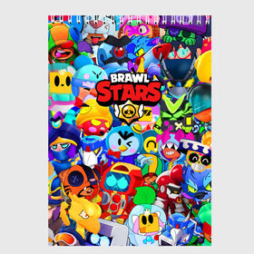 Скетчбук с принтом Brawl Stars | Все новые бравлы в городе Новоалтайск, 100% бумага
 | 48 листов, плотность листов — 100 г/м2, плотность картонной обложки — 250 г/м2. Листы скреплены сверху удобной пружинной спиралью | Тематика изображения на принте: 8 bit | brawl | crow | leon | max | mecha | nani | rogue | sally | spike | sprout | stars | werewolf | wolf | бравл | волк | ворон | леон | макс | мортис | нани | оборотень | ребенку | робот | салли | спраут | старс | школьный