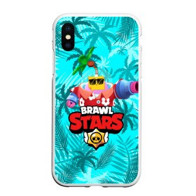 Чехол для iPhone XS Max матовый с принтом BRAWL STARS SPROUT в городе Новоалтайск, Силикон | Область печати: задняя сторона чехла, без боковых панелей | bibi | brawl stars | coach mike | crow | gale | leon | leon shark | max | mecha crow | mortis | mr.p | phoenix | sally leon | sandy | spike | sprout | tara | unicorn | virus 8 bit | werewolf | ворон | оборотень