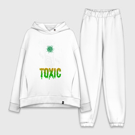 Женский костюм хлопок Oversize с принтом Toxic в городе Новоалтайск,  |  | china | coronavirus | covid 19 | covid19 | virus | болезнь | больница | вирус | гигиена | грипп | заражение | инфекция | италия | карантин | кашель | китай | клиника | корона | коронавирус | маска | пандемия | самоизоляция | 