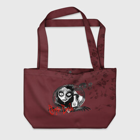 Пляжная сумка 3D Wine of Ages: в городе Новоалтайск, 100% полиэстер | застегивается на металлическую кнопку; внутренний карман застегивается на молнию. Стенки укреплены специальным мягким материалом, чтобы защитить содержимое от несильных ударов
 | corpse bride | emily | scraps | tim burtons | vdgerir | victor van dort | wedding | wine of ages | zombie | свадебный букет | тим бертон | труп невесты