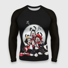 Мужской рашгард 3D с принтом Animaniacs в городе Новоалтайск,  |  | animaniacs | dot warner | vdpartat | wakko warner | yakko warner | вакко уорнер | дот уорнер | озорные анимашки | якко уорнер