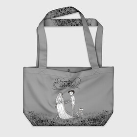 Пляжная сумка 3D Newlyweds: в городе Новоалтайск, 100% полиэстер | застегивается на металлическую кнопку; внутренний карман застегивается на молнию. Стенки укреплены специальным мягким материалом, чтобы защитить содержимое от несильных ударов
 | corpse bride | emily | scraps | tim burtons | vdgerir | victor van dort | wedding | wine of ages | zombie | свадебный букет | тим бертон | труп невесты