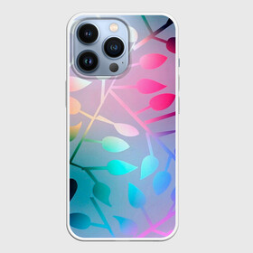 Чехол для iPhone 13 Pro с принтом Листья. в городе Новоалтайск,  |  | весна | летние | листья | минимализм | модные | популярные иллюстрации | прикольные картинки | стиль | стильные | текстура | фон