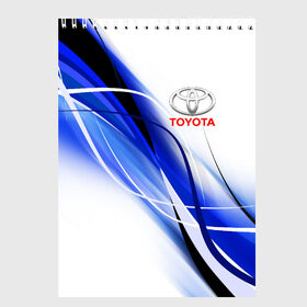 Скетчбук с принтом TOYOTA в городе Новоалтайск, 100% бумага
 | 48 листов, плотность листов — 100 г/м2, плотность картонной обложки — 250 г/м2. Листы скреплены сверху удобной пружинной спиралью | Тематика изображения на принте: auto | sport | toyota | авто | автомобиль | автомобильные | бренд | марка | машины | спорт | тойота