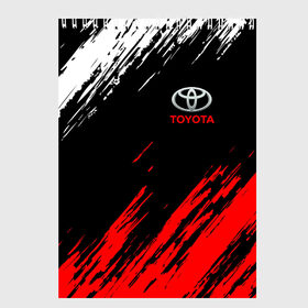 Скетчбук с принтом TOYOTA в городе Новоалтайск, 100% бумага
 | 48 листов, плотность листов — 100 г/м2, плотность картонной обложки — 250 г/м2. Листы скреплены сверху удобной пружинной спиралью | Тематика изображения на принте: auto | sport | toyota | авто | автомобиль | автомобильные | бренд | марка | машины | спорт | тойота
