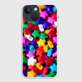 Чехол для iPhone 13 mini с принтом Разноцветные звездочки звезды в городе Новоалтайск,  |  | star | детали | звезды | конструктор | мозаика | радужный | разноцветные звездочки | смело | яркий