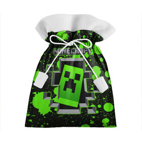 Подарочный 3D мешок с принтом Minecraft в городе Новоалтайск, 100% полиэстер | Размер: 29*39 см | funny | mine | minecraft | mods | noob | pro | skins | story | vs | zombie | данженс | инди | конструктор | майнкрафт | моды | нуб | скин | скрипер | шахта