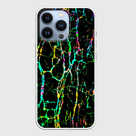 Чехол для iPhone 13 Pro с принтом Текстура в городе Новоалтайск,  |  | абстракция | брызги красок | космос | краска | краски | неон | пятна | разводы | текстура