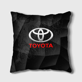 Подушка 3D с принтом TOYOTA в городе Новоалтайск, наволочка – 100% полиэстер, наполнитель – холлофайбер (легкий наполнитель, не вызывает аллергию). | состоит из подушки и наволочки. Наволочка на молнии, легко снимается для стирки | auto | sport | toyota | авто | автомобиль | автомобильные | бренд | марка | машины | спорт | тойота