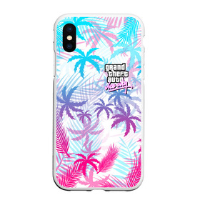 Чехол для iPhone XS Max матовый с принтом GTA VICE CITY в городе Новоалтайск, Силикон | Область печати: задняя сторона чехла, без боковых панелей | Тематика изображения на принте: grand theft auto | grove street | grove street 4 life | gta | gta 4 | gta 5 | gta sa | gta v | gta vice city | samp | san andreas | vice city | грув стрит | игры | самп | сан андреас