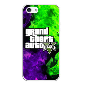 Чехол для iPhone 5/5S матовый с принтом GTA 5 в городе Новоалтайск, Силикон | Область печати: задняя сторона чехла, без боковых панелей | Тематика изображения на принте: bright | fire | flame | grand theft auto | grove street | grove street 4 life | gta | gta 4 | gta 5 | gta sa | gta v | gta vice city | heat | light | samp | san andreas | vice city | wildfire | грув стрит | игры | искры | огненный | огонь | пламя