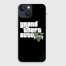 Чехол для iPhone 13 mini с принтом GTA 5 | ГТА 5 в городе Новоалтайск,  |  | grand theft auto | grove street | grove street 4 life | gta | gta 4 | gta 5 | gta sa | gta v | gta vice city | samp | san andreas | vice city | грув стрит | игры | самп | сан андреас