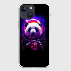 Чехол для iPhone 13 mini с принтом Панда космонавт в городе Новоалтайск,  |  | panda | абстракция | арт | галактика | животное | животные | зверь | картинка | космос | неон | панда | рисунок