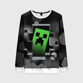 Женский свитшот 3D с принтом Minecraft. в городе Новоалтайск, 100% полиэстер с мягким внутренним слоем | круглый вырез горловины, мягкая резинка на манжетах и поясе, свободная посадка по фигуре | craft | game | mine | minecraft | minecraftmemories | pixel | tnt | twitter | блок | динамит | игра | красный блок | майнкрафт | маркус перссон | пиксель | ремесло | тротил | шахта