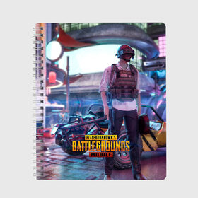 Тетрадь с принтом Pubg в городе Новоалтайск, 100% бумага | 48 листов, плотность листов — 60 г/м2, плотность картонной обложки — 250 г/м2. Листы скреплены сбоку удобной пружинной спиралью. Уголки страниц и обложки скругленные. Цвет линий — светло-серый
 | battleground | game | gamer | playerunknown battleground | pubg | pubg mobile | royal battle | битва | детские | игра | мужские | оружие | пабж