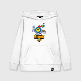 Детская толстовка хлопок с принтом BRAWL STARS NANI в городе Новоалтайск, 100% хлопок | Круглый горловой вырез, эластичные манжеты, пояс, капюшен | bibi | brawl stars | coach mike | crow | gale | leon | leon shark | max | mecha crow | mortis | mr.p | nani | phoenix | sally leon | sandy | spike | sprout | tara | virus 8 bit | werewolf | ворон | оборотень