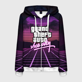 Мужская толстовка 3D на молнии с принтом GTA VICE CITY в городе Новоалтайск, 100% полиэстер | длина до линии бедра, манжеты и пояс оформлены мягкой тканевой резинкой, двухслойный капюшон со шнурком для регулировки, спереди молния, по бокам два кармана | grand theft auto | grove street | grove street 4 life | gta | gta 4 | gta 5 | gta sa | gta v | gta vice city | neon | samp | san andreas | vice city | грув стрит | игры | неон | самп | сан андреас