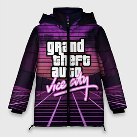 Женская зимняя куртка 3D с принтом GTA VICE CITY в городе Новоалтайск, верх — 100% полиэстер; подкладка — 100% полиэстер; утеплитель — 100% полиэстер | длина ниже бедра, силуэт Оверсайз. Есть воротник-стойка, отстегивающийся капюшон и ветрозащитная планка. 

Боковые карманы с листочкой на кнопках и внутренний карман на молнии | Тематика изображения на принте: grand theft auto | grove street | grove street 4 life | gta | gta 4 | gta 5 | gta sa | gta v | gta vice city | neon | samp | san andreas | vice city | грув стрит | игры | неон | самп | сан андреас