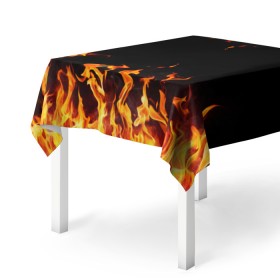 Скатерть 3D с принтом FIRE | ОГОНЬ в городе Новоалтайск, 100% полиэстер (ткань не мнется и не растягивается) | Размер: 150*150 см | abstraction | bright | fire | geometry | hexagon | light | neon | paints | stripes | texture | triangle | абстракция | брызги | геометрия | искры | краски | неон | неоновый | огонь | соты | текстура