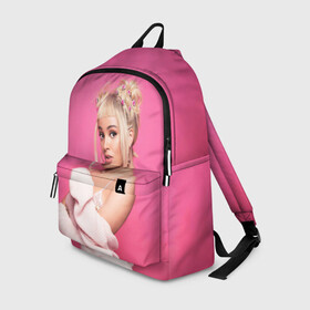 Рюкзак 3D с принтом DOJA CAT в городе Новоалтайск, 100% полиэстер | лямки с регулируемой длиной, сверху петелька, чтобы рюкзак можно было повесить на вешалку. Основное отделение закрывается на молнию, как и внешний карман. Внутри два дополнительных кармана, один из которых закрывается на молнию. По бокам два дополнительных кармашка | amala | amalaratna zandile dlamini | doja cat | hot pink | mooo | music | pink | rap | say so | интернет | корова | мем | музыка | мууу | розовый | рэп