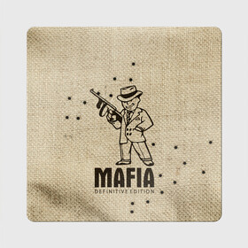 Магнит виниловый Квадрат с принтом Mafia 2 в городе Новоалтайск, полимерный материал с магнитным слоем | размер 9*9 см, закругленные углы | 2 | 2020 | definitive | edition | mafia | банда | вито | гангстеры | герои | дон | игра | капоне | компьютерная | корлеоне | крестный | культ | мафия | мешковина | настольная | отец | персонаж | фильм