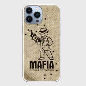 Чехол для iPhone 13 Pro Max с принтом Mafia 2 в городе Новоалтайск,  |  | Тематика изображения на принте: 2 | 2020 | definitive | edition | mafia | банда | вито | гангстеры | герои | дон | игра | капоне | компьютерная | корлеоне | крестный | культ | мафия | мешковина | настольная | отец | персонаж | фильм