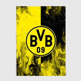 Постер с принтом BORUSSIA в городе Новоалтайск, 100% бумага
 | бумага, плотность 150 мг. Матовая, но за счет высокого коэффициента гладкости имеет небольшой блеск и дает на свету блики, но в отличии от глянцевой бумаги не покрыта лаком | borussia | fc | football | football club | sport | боруссия | спорт | спортивные | униформа | фк | футбол | футбольный клуб