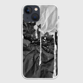 Чехол для iPhone 13 mini с принтом Грязная Бумага в городе Новоалтайск,  |  | pattern | textures | абстракция | брызги | бумага | геометрия | градиент | грязная | грязь | кляксы | краска | мятая | паттерны | пергамент | пиксели | текстуры | фигуры | фон