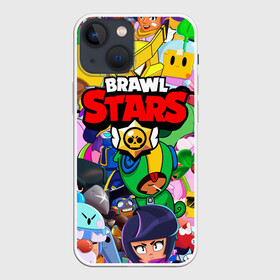 Чехол для iPhone 13 mini с принтом BRAWL STARS ВСЕ БРАВЛЕРЫ в городе Новоалтайск,  |  | bibi | brawl stars | coach mike | crow | gale | leon | leon shark | max | mecha crow | mortis | mr.p | nani | phoenix | sally leon | sandy | spike | sprout | tara | virus 8 bit | werewolf | ворон | оборотень