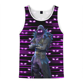 Мужская майка 3D с принтом Fortnite Raven в городе Новоалтайск, 100% полиэстер | круглая горловина, приталенный силуэт, длина до линии бедра. Пройма и горловина окантованы тонкой бейкой | archetype | fortnite | fortnite 2 | fortnite x | ikonik | marshmello | raven | архетип | ворон | иконик | маршмелло | фортнайт | фортнайт 2 | фортнайт глава 2