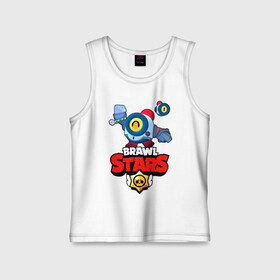 Детская майка хлопок с принтом Nani   Brawl Stars в городе Новоалтайск,  |  | бравл | бравлер | бравлпасс | бравлстарс | бравлстарсигра | бравлстарсновыйперс | бравлы | нани | робот