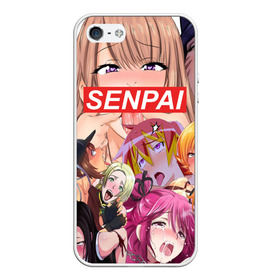 Чехол для iPhone 5/5S матовый с принтом SENPAI в городе Новоалтайск, Силикон | Область печати: задняя сторона чехла, без боковых панелей | ahegao | anime | kawai | kowai | oppai | otaku | senpai | sugoi | waifu | yandere | аниме | ахегао | ковай | культура | отаку | семпай | сенпай | тренд | яндере
