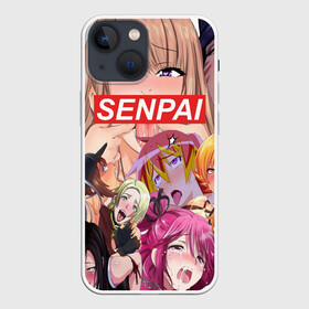 Чехол для iPhone 13 mini с принтом SENPAI в городе Новоалтайск,  |  | ahegao | anime | kawai | kowai | oppai | otaku | senpai | sugoi | waifu | yandere | аниме | ахегао | ковай | культура | отаку | семпай | сенпай | тренд | яндере
