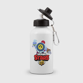 Бутылка спортивная с принтом BRAWL STARS NANI в городе Новоалтайск, металл | емкость — 500 мл, в комплекте две пластиковые крышки и карабин для крепления | brawl stars | crow | gale | leon | leon shark | max | nani | sally leon | shark | sprout | tara | virus 8 bit | werewolf leon | акула | берли | бравл старс | ворон | макс | нани | оборотень