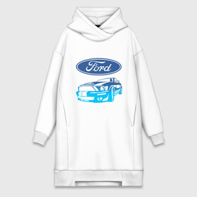 Платье-худи хлопок с принтом Ford | Форд (Z) в городе Новоалтайск,  |  | explorer | fiesta | focus | ford | gt40 | kuga | mondeo | mustang | st | авто | автомобиль | ам | куга | машина | мондео | мустанг | фиеста | фокус | форд